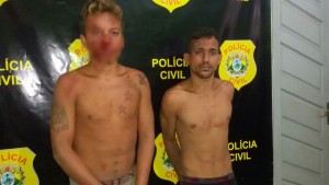 Os dois suspeitos foram presos/Foto: ContilNet
