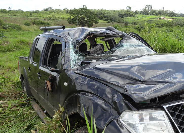 Motorista perdeu o controle e capotou duas vezes ainda de parar/Foto: Cedida acidente-317-capa