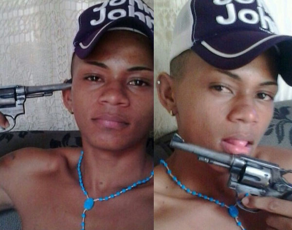 Acusado foi preso após publicar fotos portando arma de fogo/Foto: Reprodução Facebook armacabeca