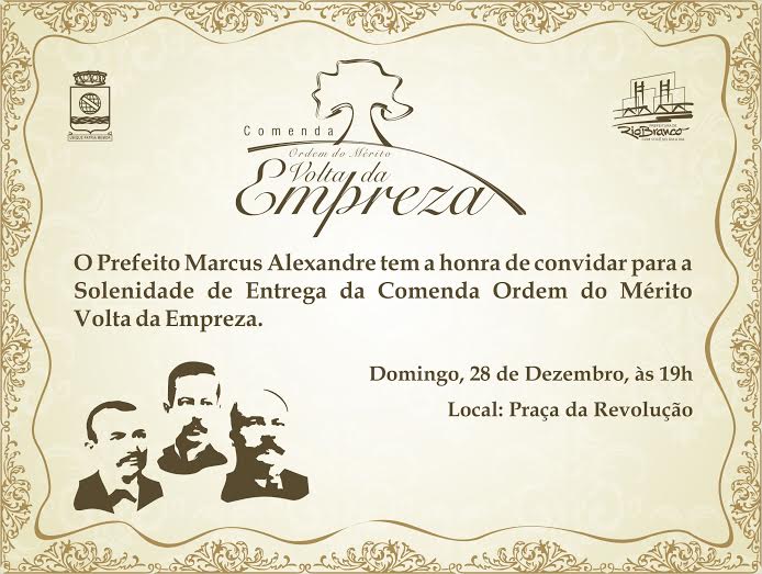 A Comenda foi instituída por meio da Lei Nº. 1706, aprovada pela Câmara de Vereadores empresa