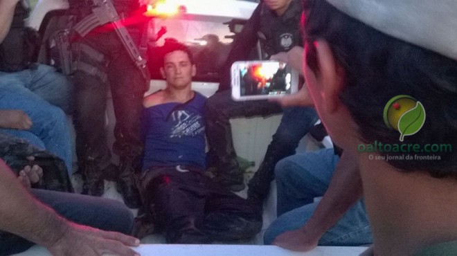Acusado foi preso na zona rural de Xapuri/Foto: O Alto Acre homicida -660x370