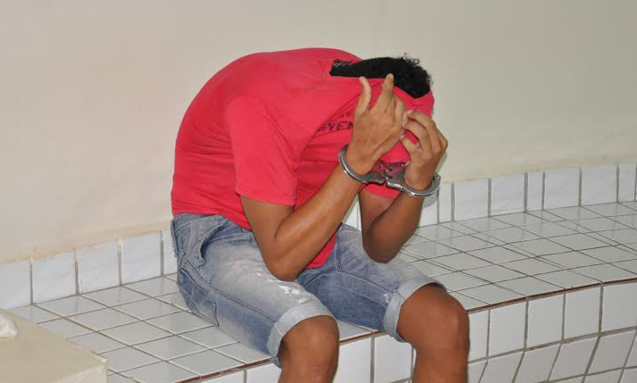 Depois de ser ouvido, ele voltou para o presídio Francisco de Oliveira Conde/Foto: ContilNet Notícias prisaoiapen