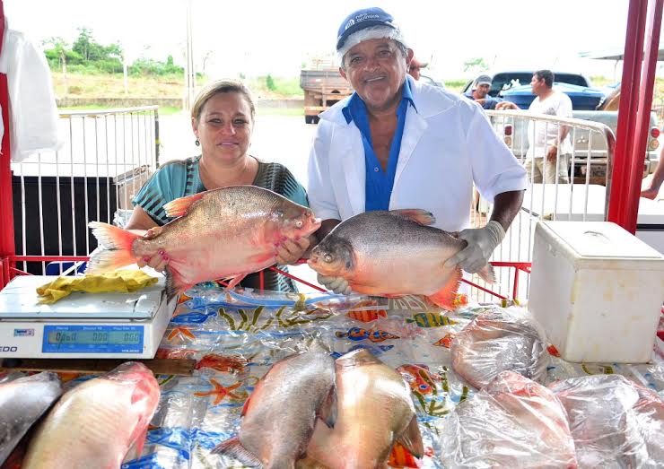 O objetivo geral da feira é promover a exposição e comercialização do pescado e de produtos hortigranjeiros/Foto: Ascom feira-peixe