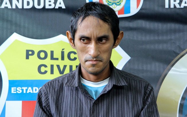 Renato Fragata: após confessar crimes, ele aguarda julgamento em delegacia de Iranduba/ Polícia Civil/Divulgação sata