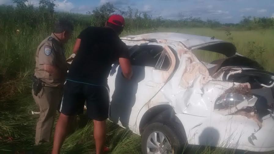 A vítima viajava sem o cinto de segurança acidenen