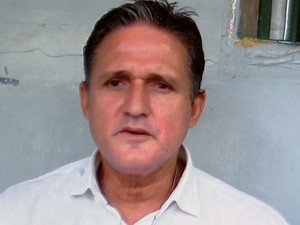 Marco Archer em vídeo obtido pelo cineasta Marcos Prado (Foto: Reprodução/TV Globo) brasileir