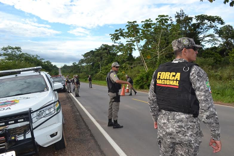 Operação da Polícia Militar de Sena em parceria com a Força Nacional/Foto: Ascom PM batalhao-sena3