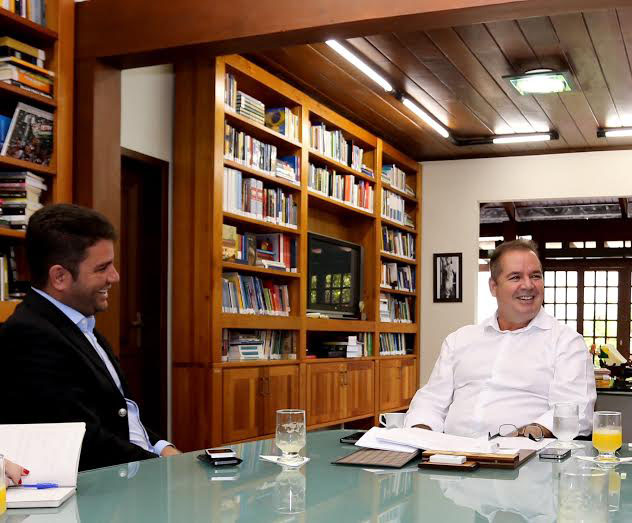 Senador Gladson Cameli garante ao governador Tião Viana apoio ao estado e municípios
