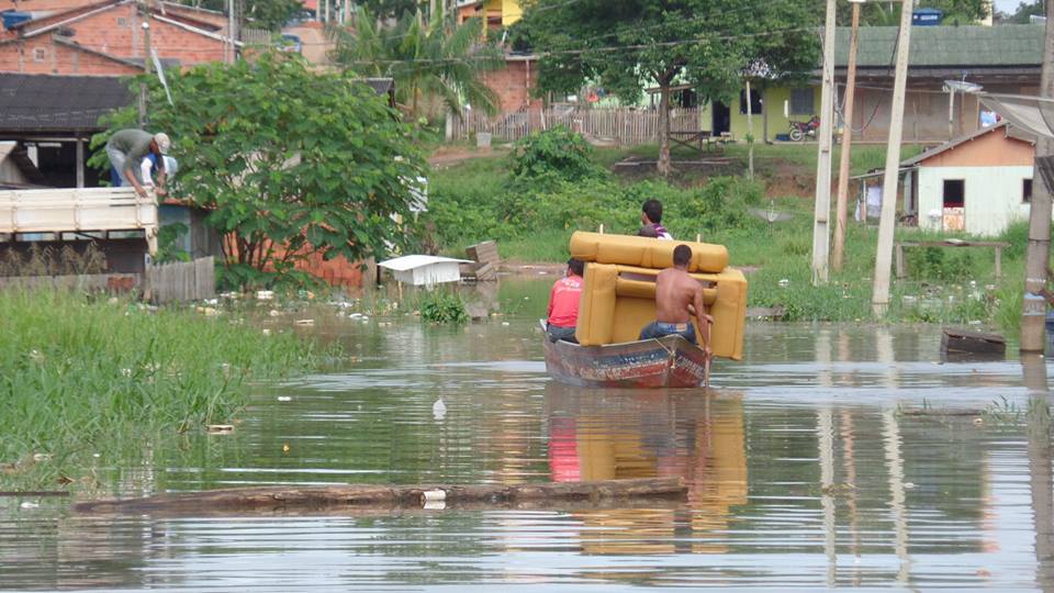 Na manhã desta sexta-feira (27), o nível amanheceu em 16,41 metros iacosena