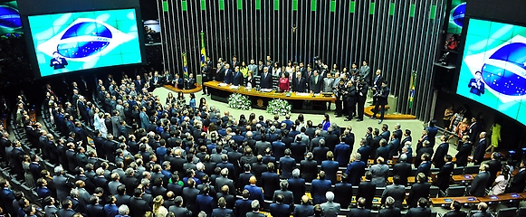 Cerimônia de posse foi realizada no final da manhã no Plenário imgNoticiaBloco 1 2241844