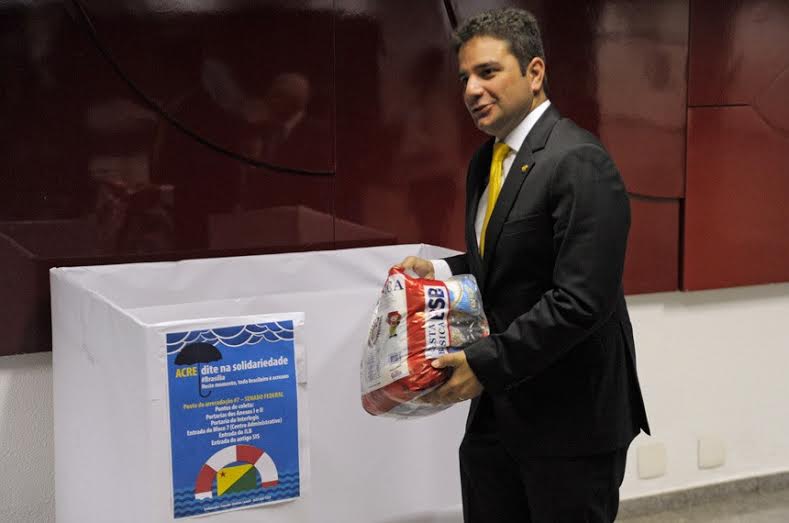Cameli lança campanha de doações para desabrigados no Acre/Foto: Assessoria camelidoacoes