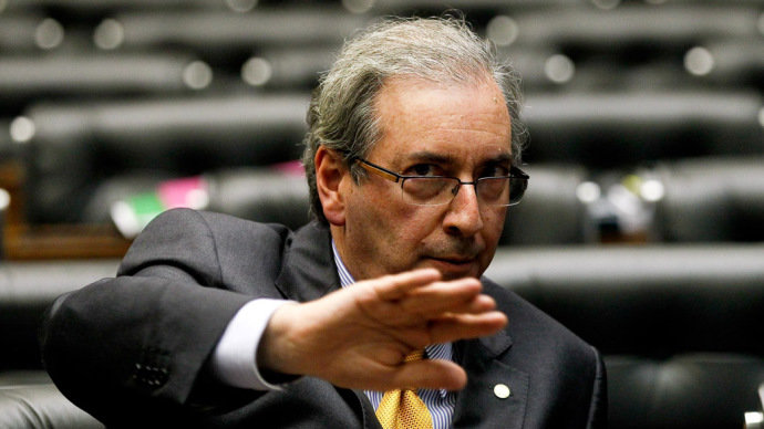 Eduardo Cunha: 'O PGR só será reconduzido se for da vontade do Executivo'(Alan Marques/Folhapress) cunhalava