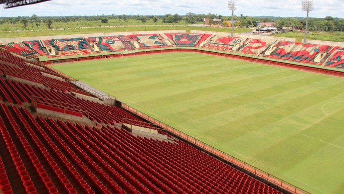 Arena da Floresta, em Rio Branco, recebe o jogo do dia 1º de abril, pela Copa do Brasil (Foto: João Paulo Maia) arena da floresta - foto jp 3