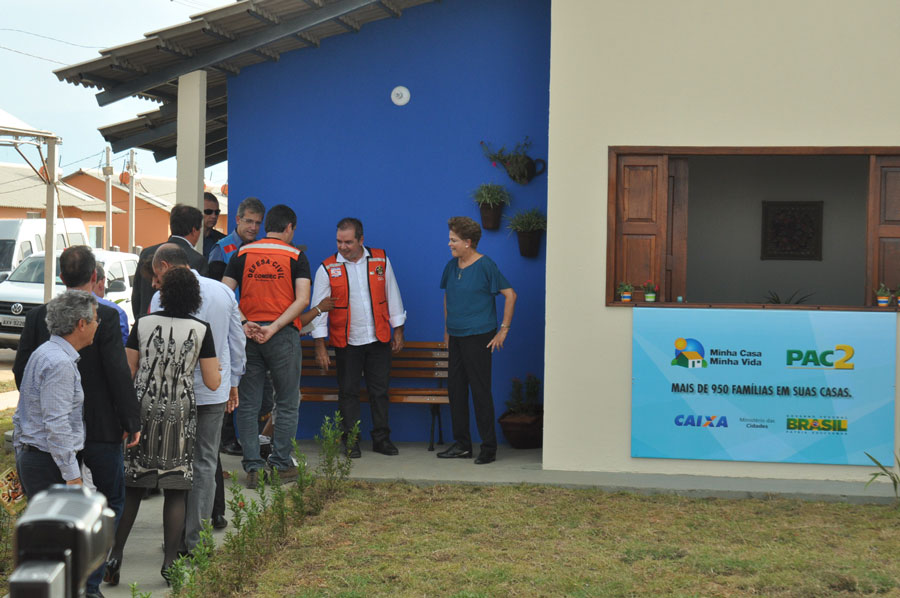 Dilma visita as casas da Cidade do Povo/Foto: Selmo Melo/ContilNet Notícias dilmacidadepovo3