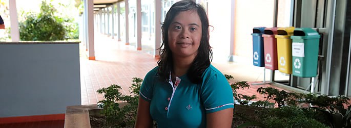 Raysa sempre estudou em escola pública e é atleta paraolímpica/Foto: Ascom Ufac image banner