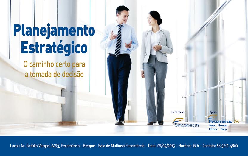 A palestra tem por objetivo mostrar a importância do planejamento, e mostra a necessidade de se traçar objetivos e metas, estratégias e ações palestrasincopeca
