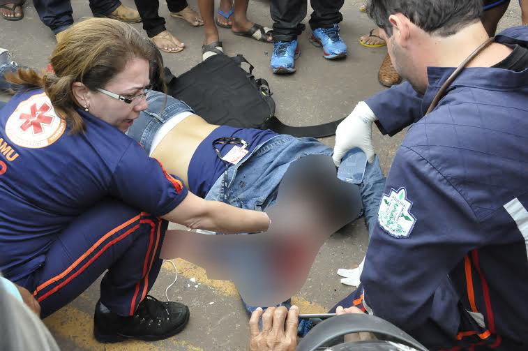Vítima não resistiu ao impacto e morreu no local do acidente/Foto: Selmo Melo/ContilNet Notícias cabecaesmadafa