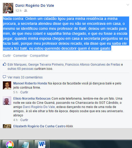postagem darcy