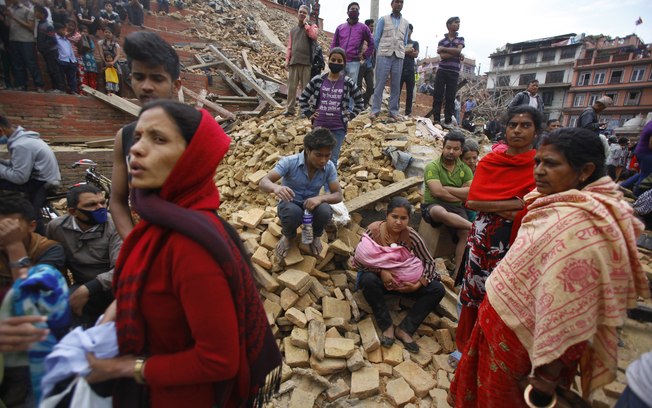 Terremoto de 7,9 de magnitude deixa centenas de mortos no Nepal/Foto: AP terremoto