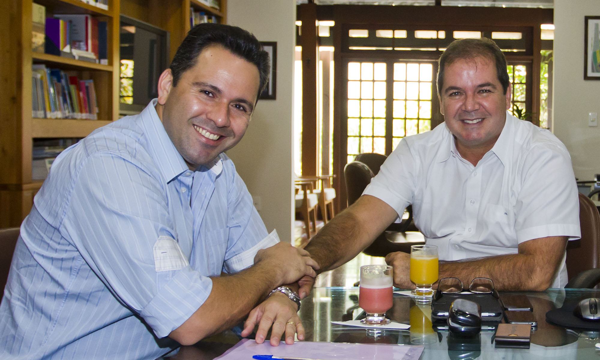 Governador Tião Viana recebe deputado Alan Rick em seu gabinete/Foto: Secom Secom AcreGM1911142342