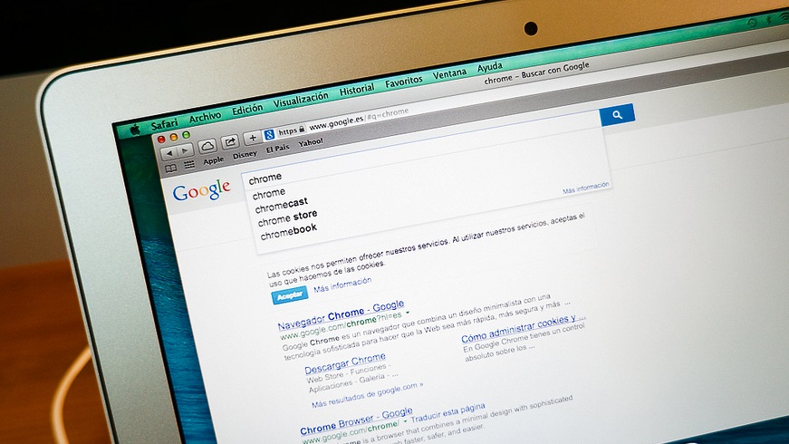 Google-Chrome-no-Macbook-Air