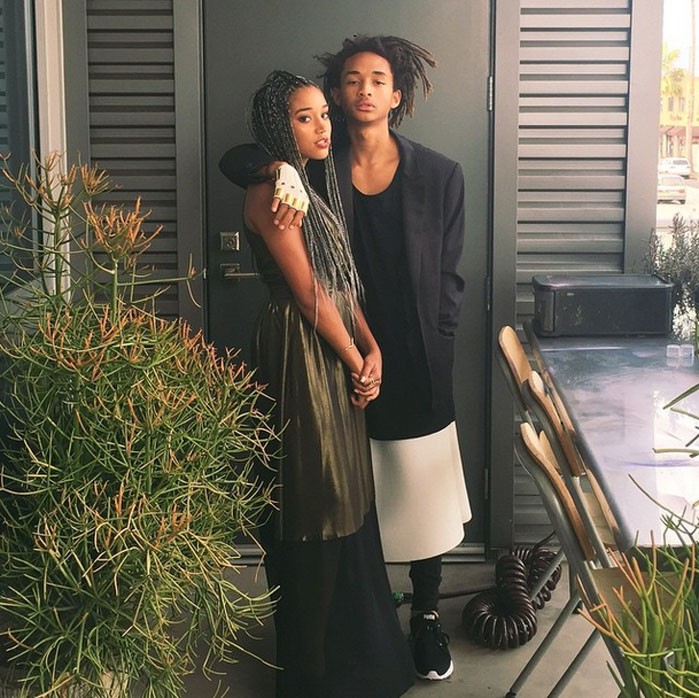 Amandla Stenberg e Jaden Smith (Foto: Reprodução) jaden smith formatura