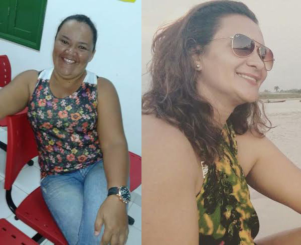 Ana Lima (E) e Socorro Neri estavam no veículo e passam bem