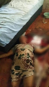 Vítimas foram assassinadas a terçadadas/Foto: ContilNet