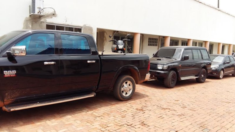 Polícia apreendeu carros e armas de fogo/Foto: Ascom Sesp