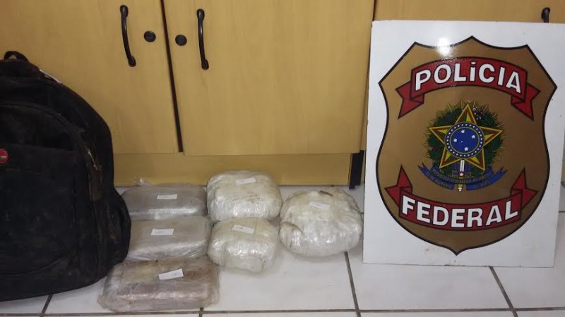 Droga foi encontra em terreno/Foto: Ascom PF