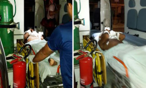 Vítima foi socorrida pelo Samu e conduzida ao hospital de Cruzeiro do Sul
