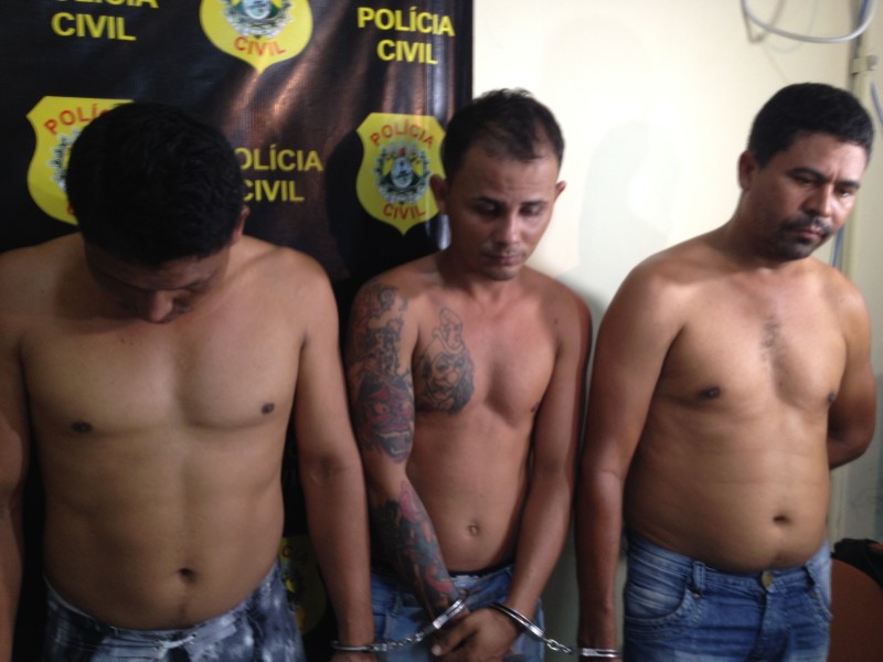 Os suspeitos foram presos/Foto: Reprodução