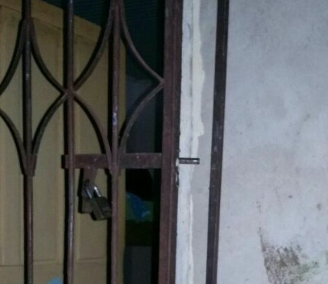 Os cadeados dos portões foram violados pelos criminosos/Foto: ContilNet