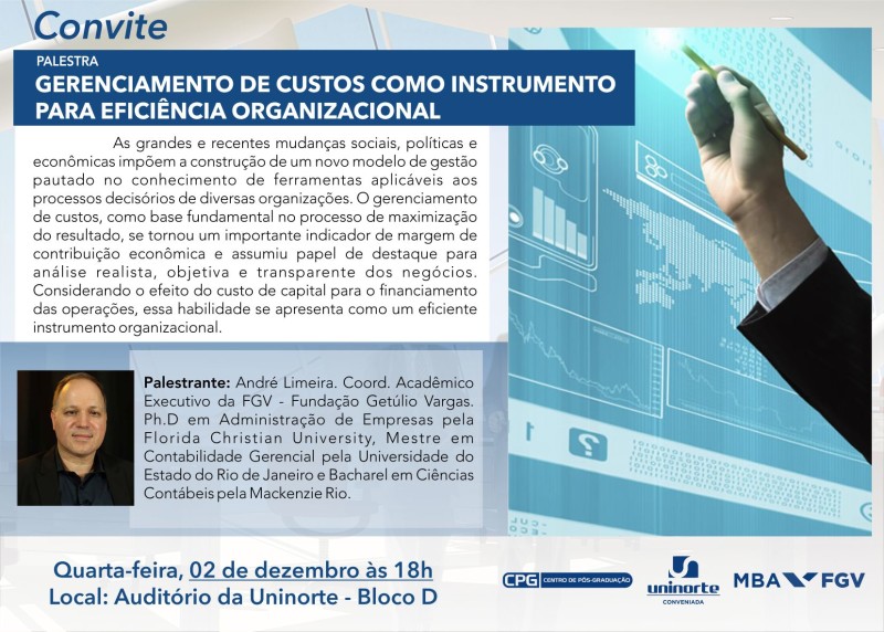 Folder da palestra/Foto:Reprodução 