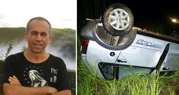 Padre de Sena sofre acidente na BR-364 enquanto se dirigia ao aeroporto de Rio Branco