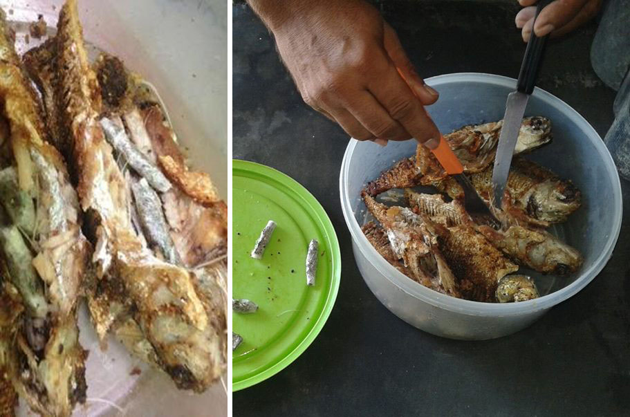 Homem é preso ao tentar entrar em presídio com peixes fritos recheados com droga
