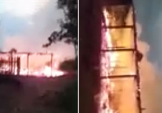 Incêndio destrói casa no Ramal do Panorama