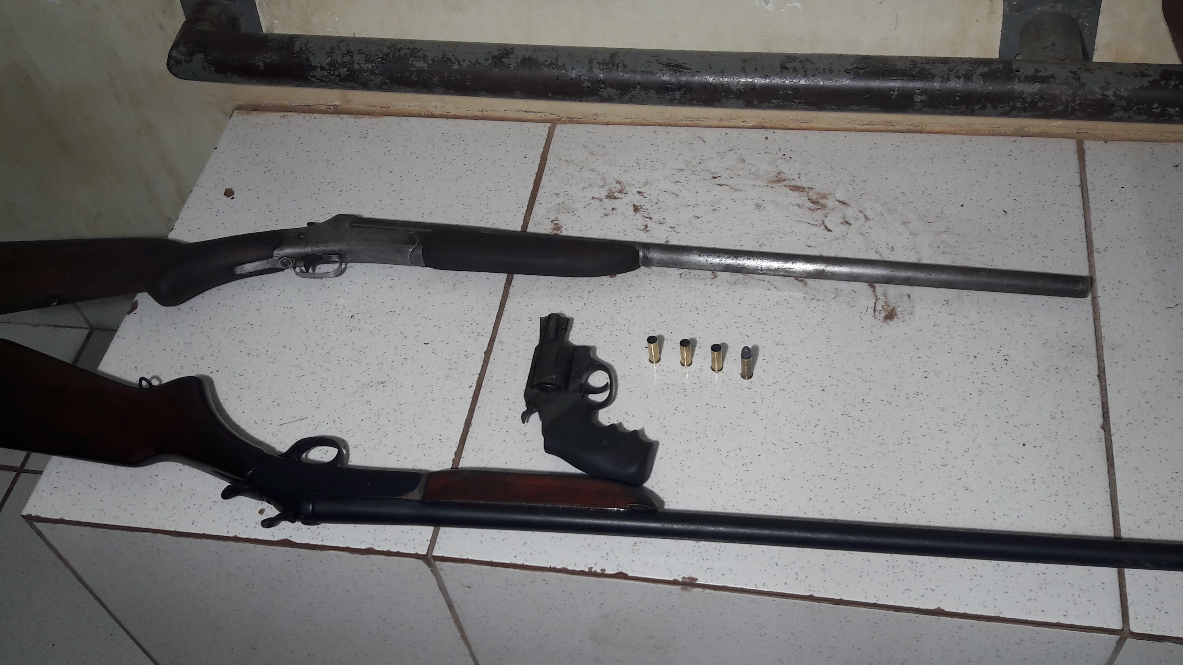 As armas apreendidas/Foto: ContilNet