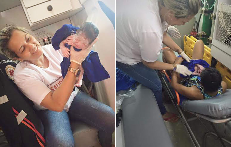 Bebê nasceu dentro da ambulância