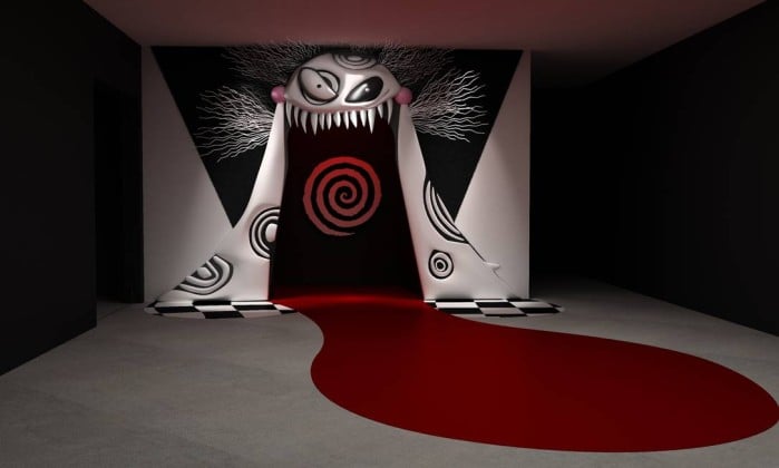 Entrada da exposição "O estranho mundo de Tim Burton", que abre quinta-feira no Museu da Imagem e do Som em SP - Divulgação / Divulgação