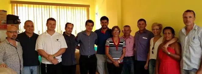 A reunião com o prefeito Humberto Filho (PSDB)/Foto: Assessoria