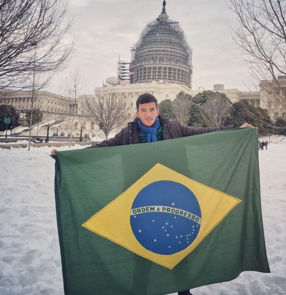 Eduardo nos EUA/Foto: Cedida