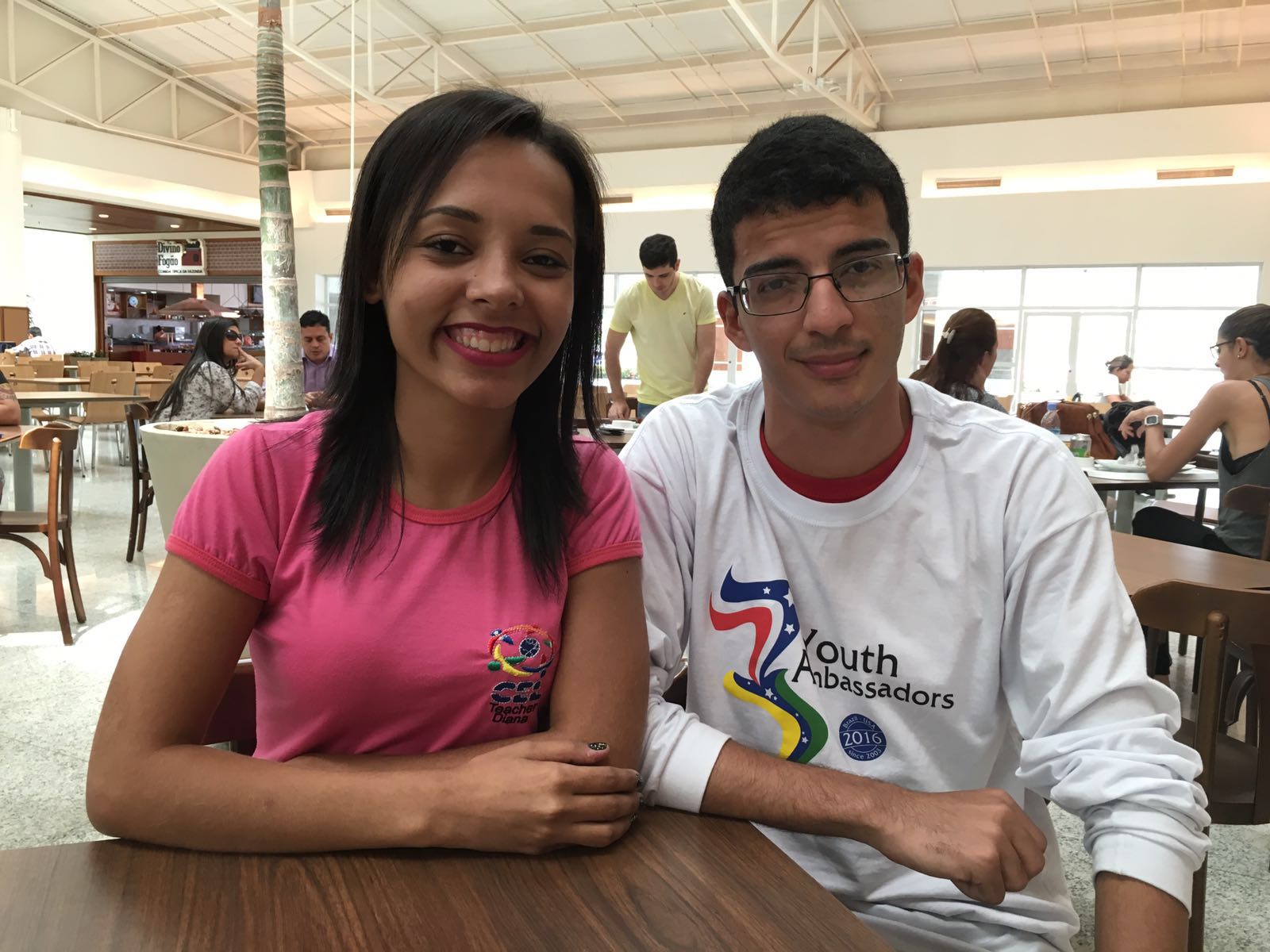 Juntos, Eduardo e Diana/Foto: ContilNet