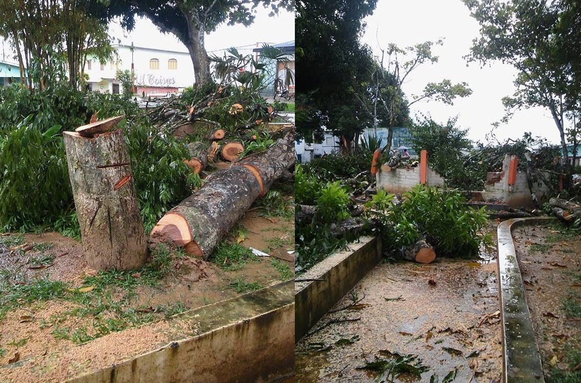 Prefeitura de Feijó destrói patrimônio de sete décadas; moradores da cidade fazem protesto