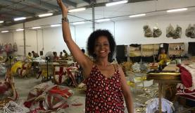 A atriz Maria Ceiça será um dos destaques do carro que mostrará a chegada de São Jorge no Rio e a integração aos negros à igrejaCristina Índio do Brasil/Agência Brasil