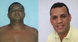 Dellciney Fernandes (D) e o vereador Jose Antilde