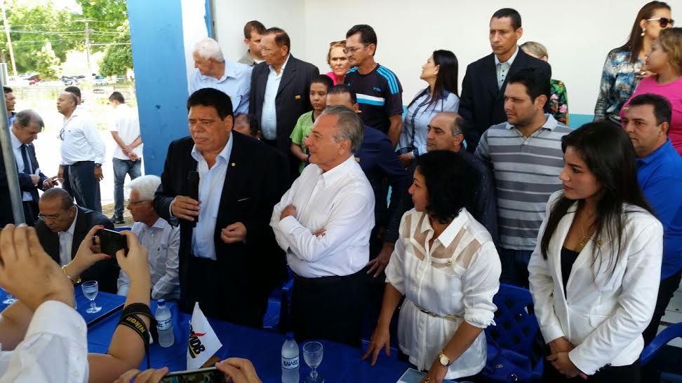 Sou candidato à Presidência da República, diz Temer em discurso a líderes da oposição no AC