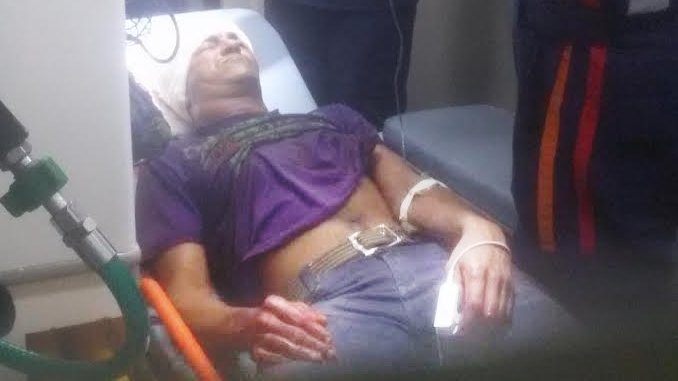 A vítima ficou em estado grave/Foto: Reprodução