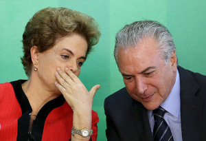 Dilma conversa com Temer