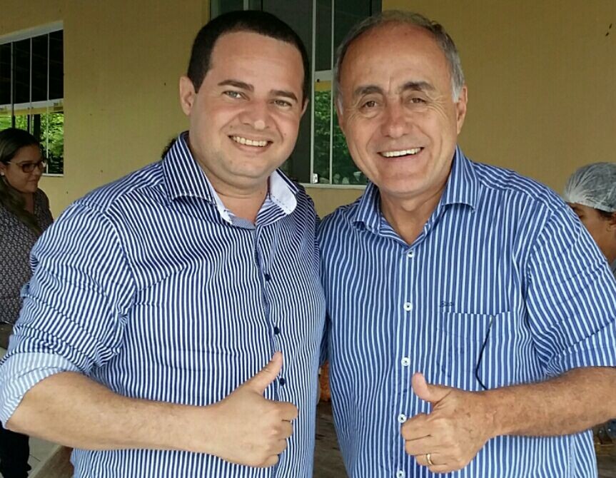 O pré-candidato Carlos Vale e Tião Bocalom (DEM)/Foto: Reprodução